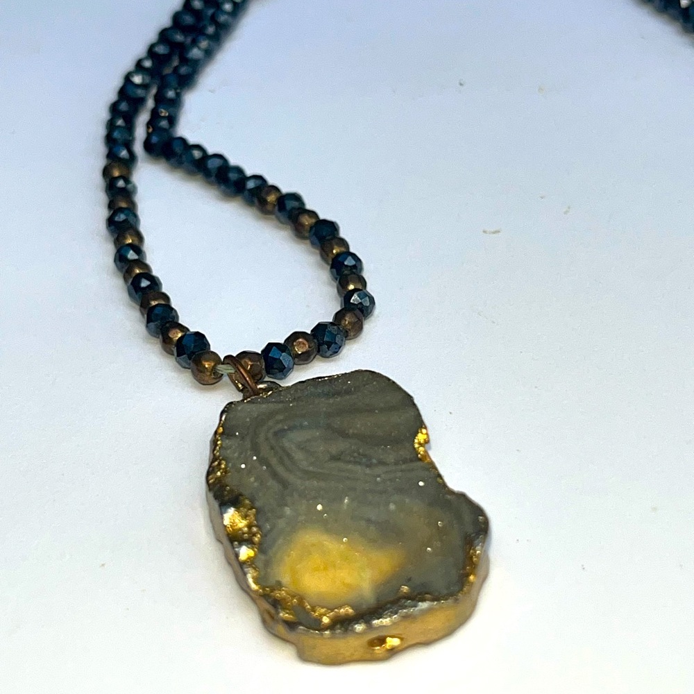 Mary Jane beaded necklace